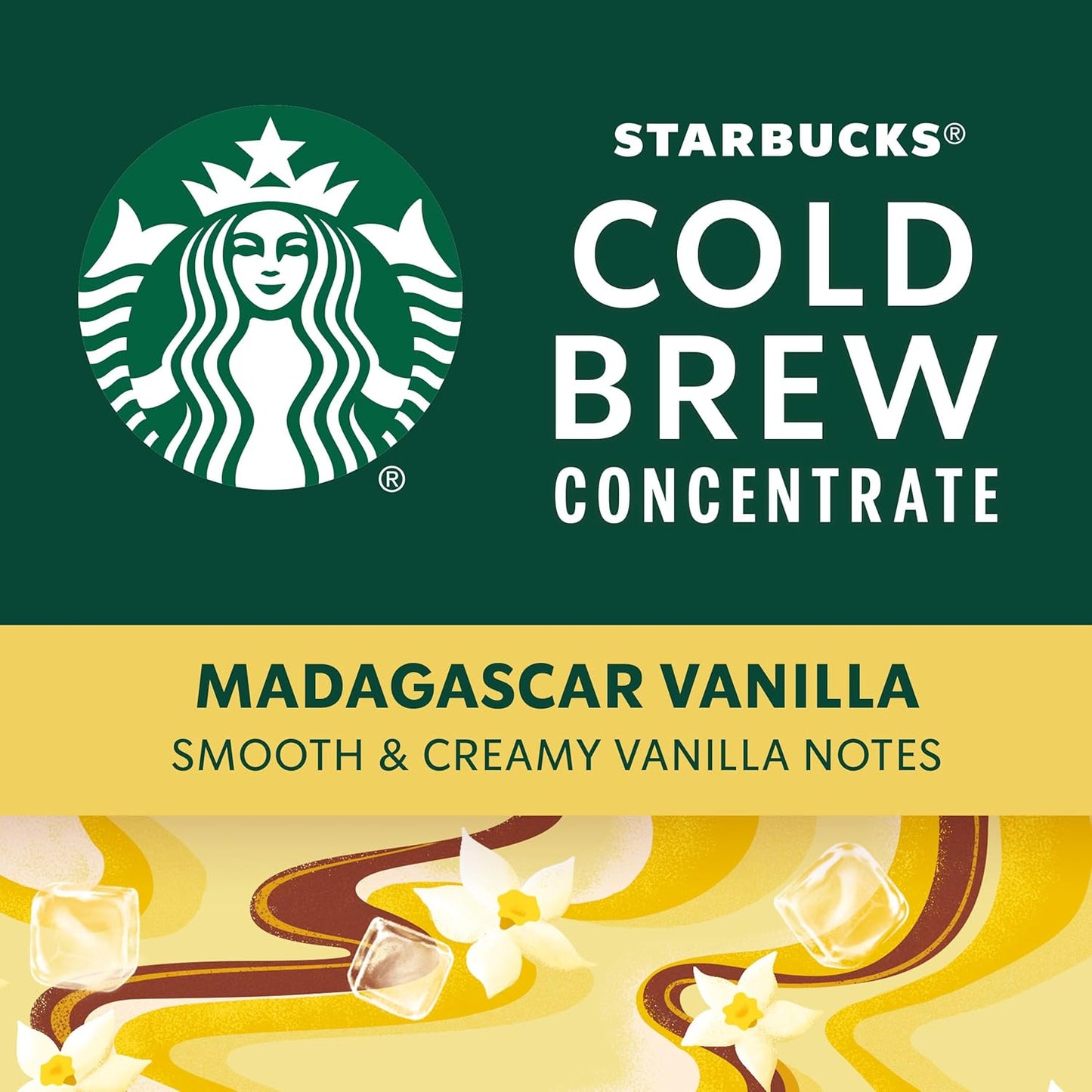 Starbucks Cold Brew Coffee Concentrate, Madagascar Vanilla Flavored Ic