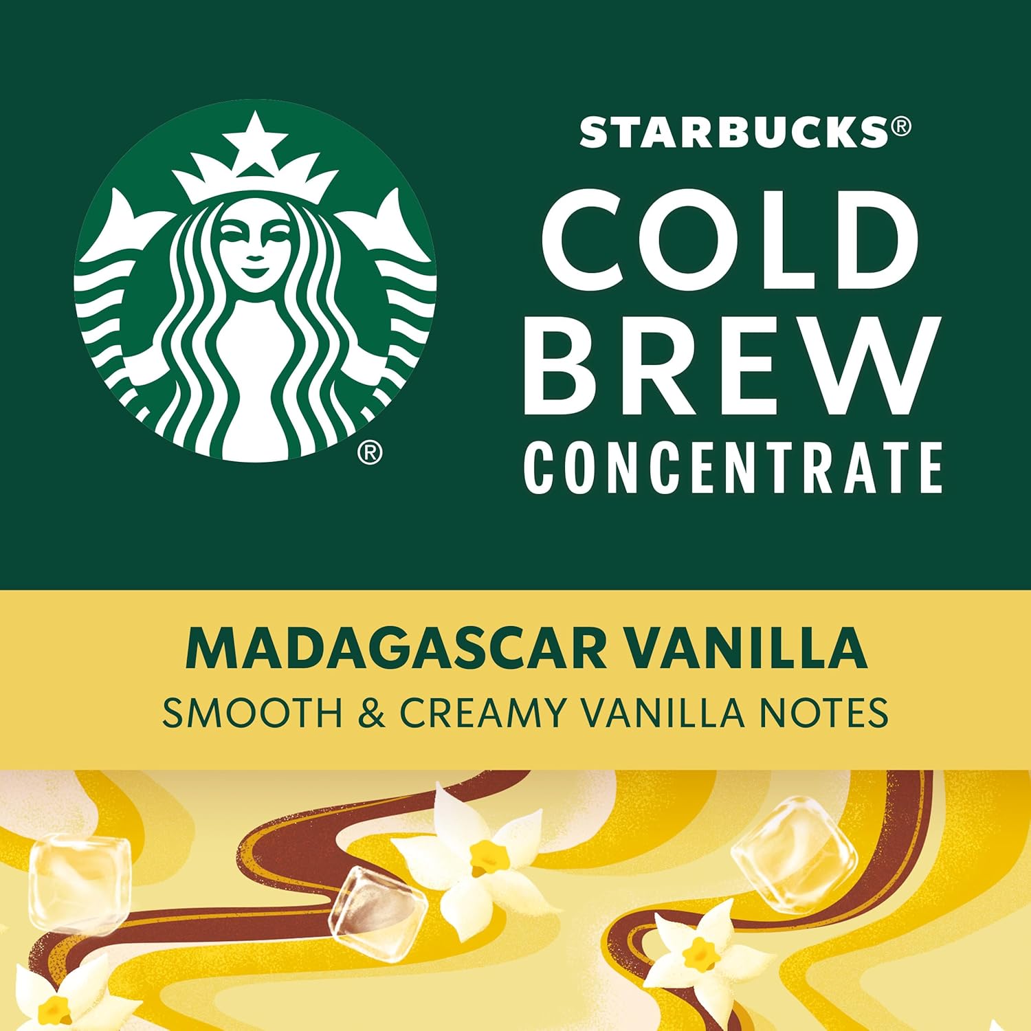 Starbucks Cold Brew Coffee Concentrate, Madagascar Vanilla Flavored Ic
