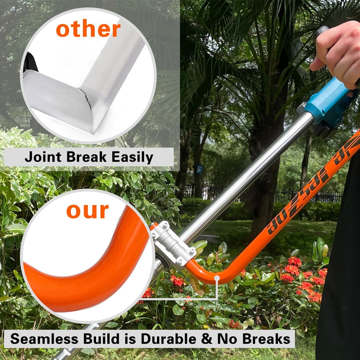 Ergonomic Trimmer Grip for Weed Wackers Extension Handle, String Trimm