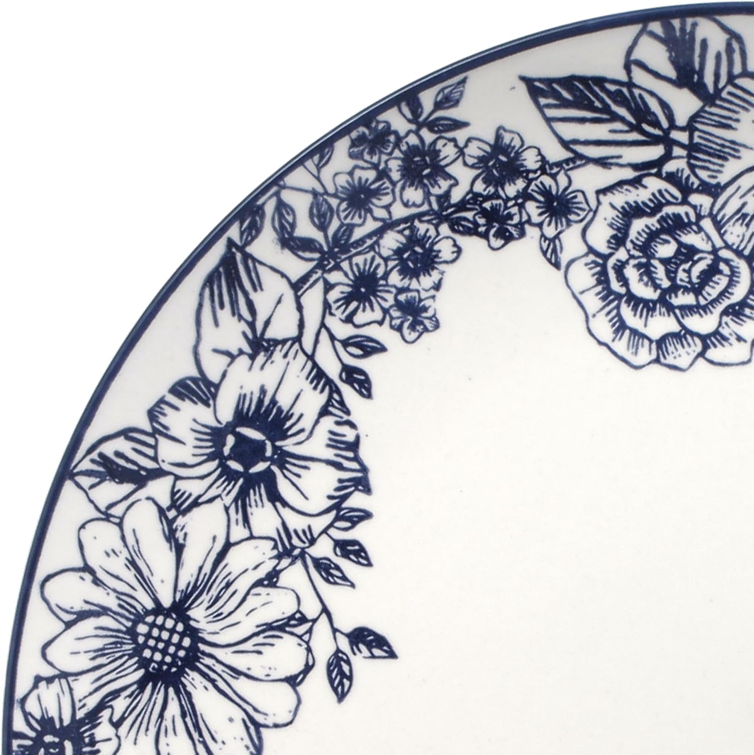 Pfaltzgraff Gabriela Blue 16-Piece Dinnerware Set, Service for 4, Dura
