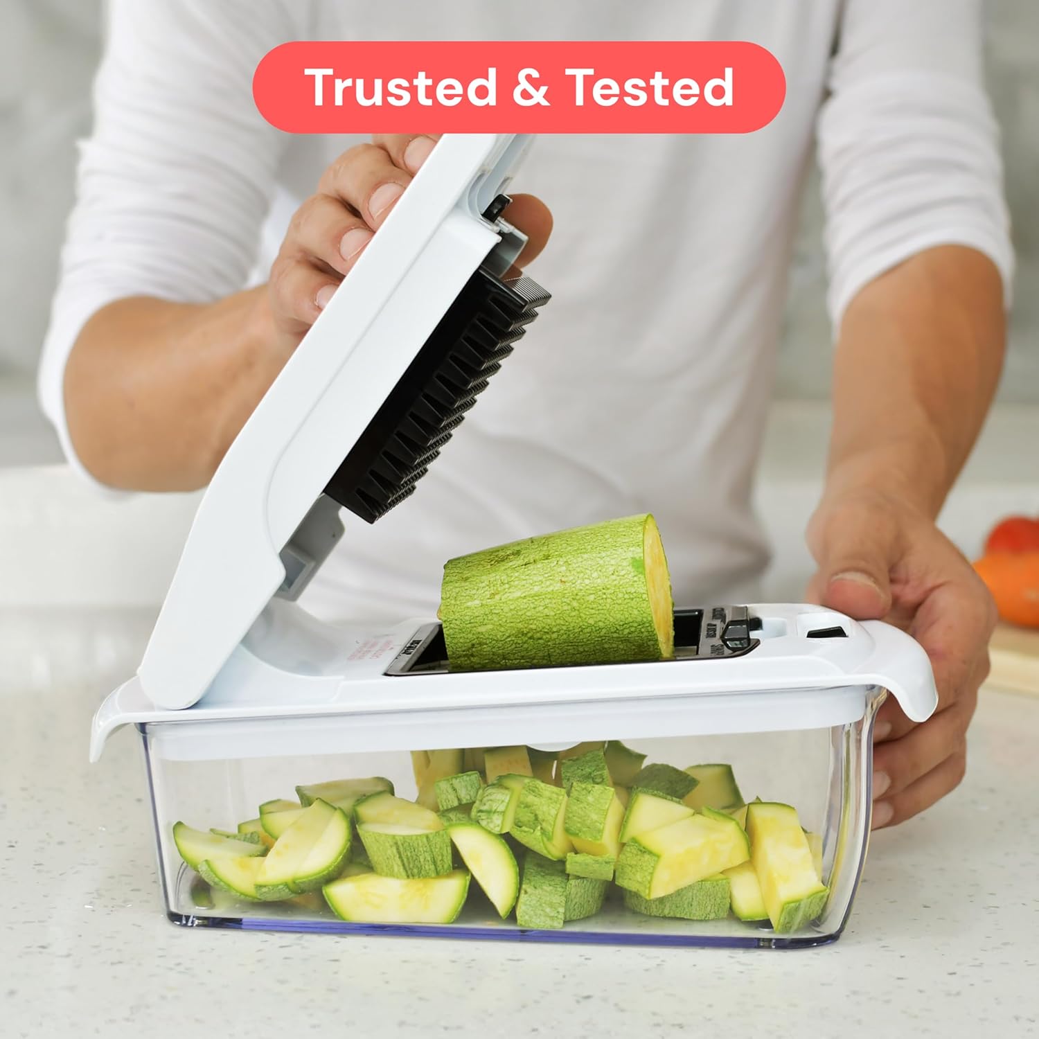 Fullstar The Original Pro Chopper - Vegetable Chopper and Spiralizer, 