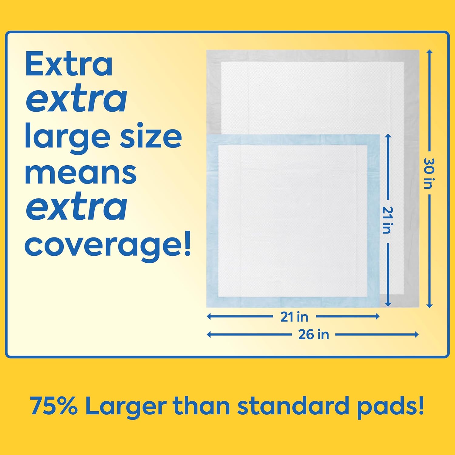 OUT! Petcare Puppy Pads XXL, Heavy Duty, Leak Proof Pee Pads for Dogs,