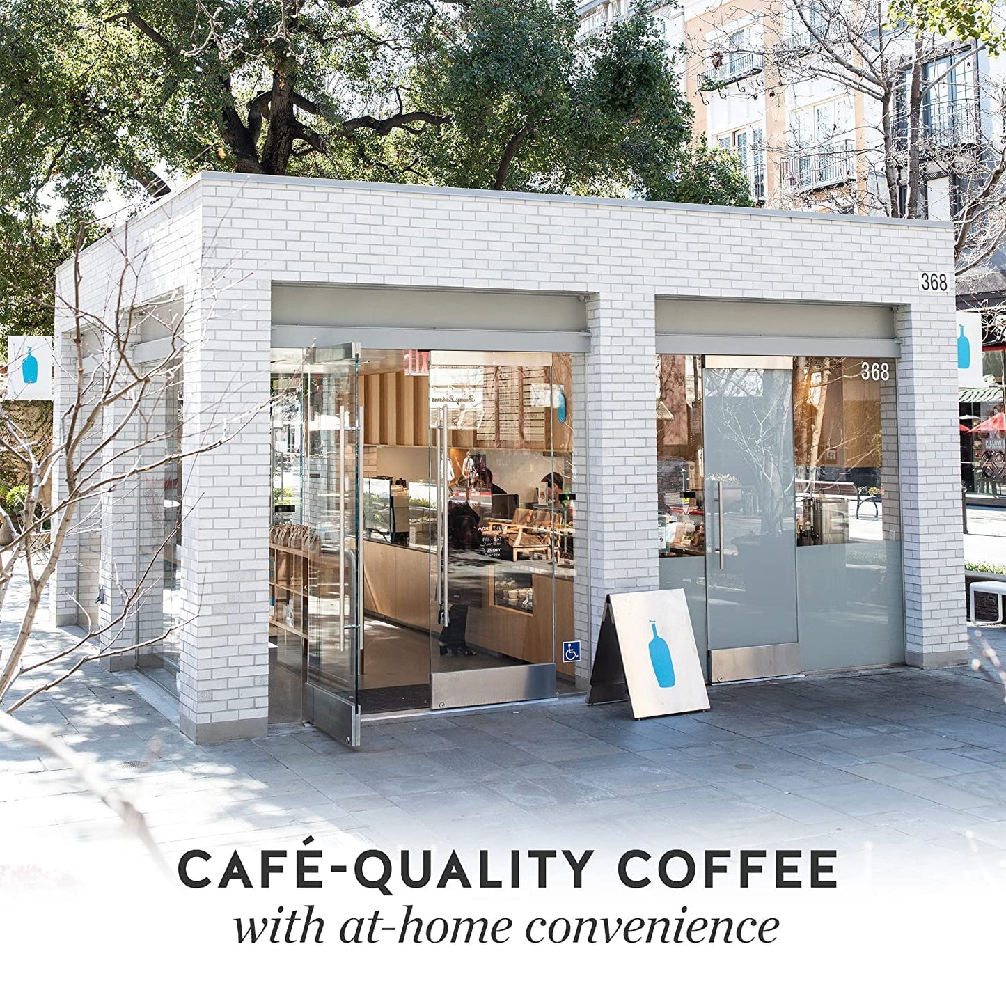 Blue Bottle Whole Bean Organic Coffee, Espresso, Dark Roast, 12 Ounce 