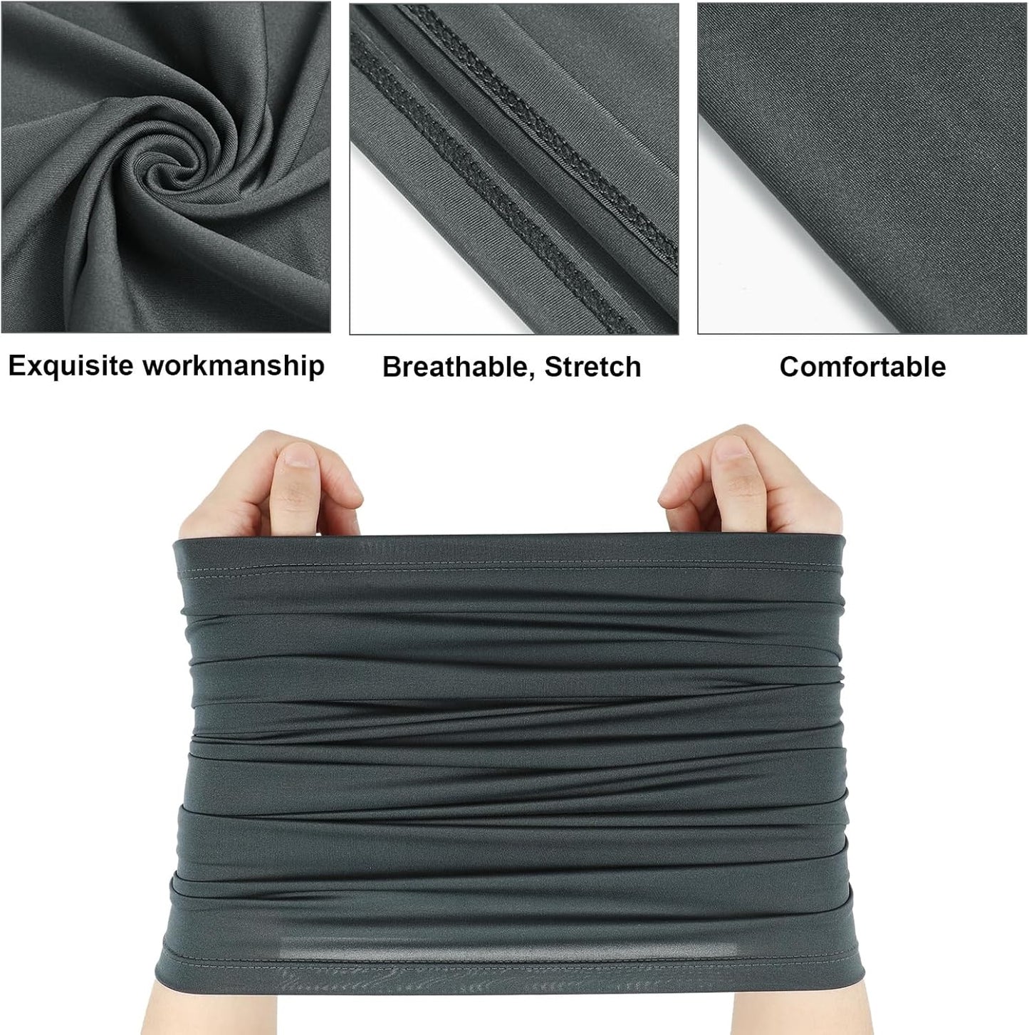 Geyoga 6 Pieces Summer UV Protection Cooling Neck Gaiter Face Clothing