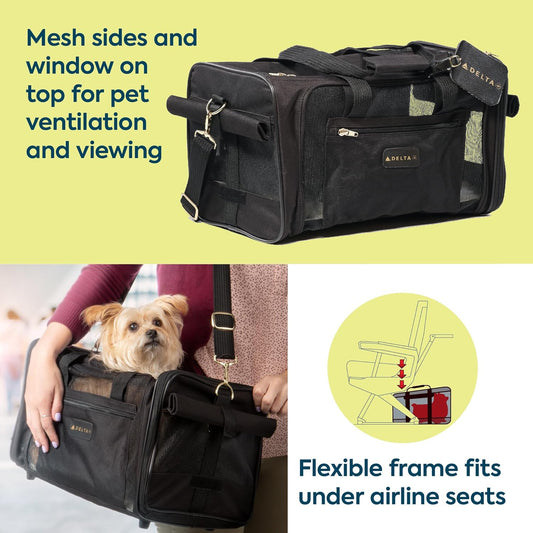Sherpa Delta Airlines Travel Pet Carrier, Airline Approved & Guarantee