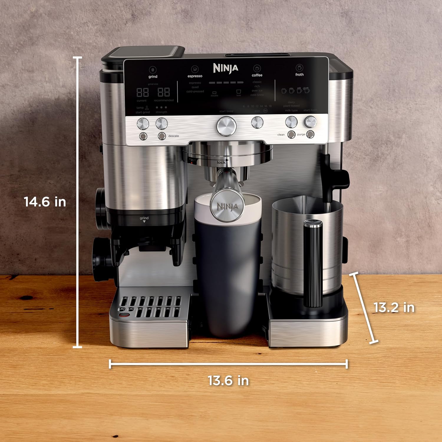 Ninja Luxe Café 3-in-1 Espresso, Drip Coffee and Cold Brew Machine | I