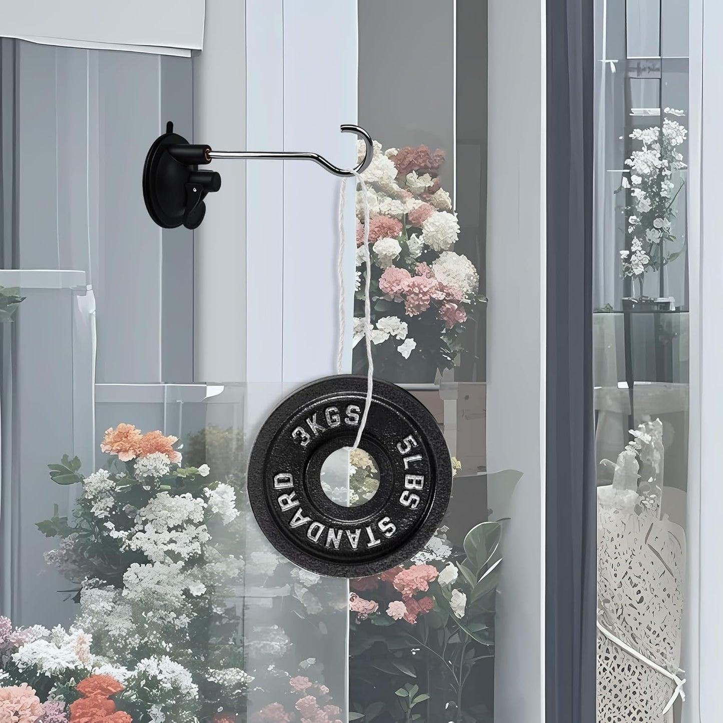 4pcs Window Suction Hooks for Bird Feeders - Compatible with Hummingbi
