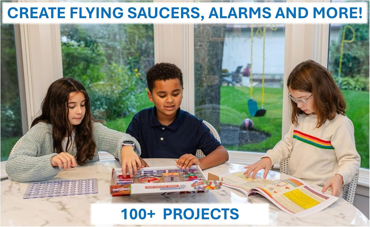 Snap Circuits Jr. SC-100 Electronics Exploration Kit, Over 100 Project