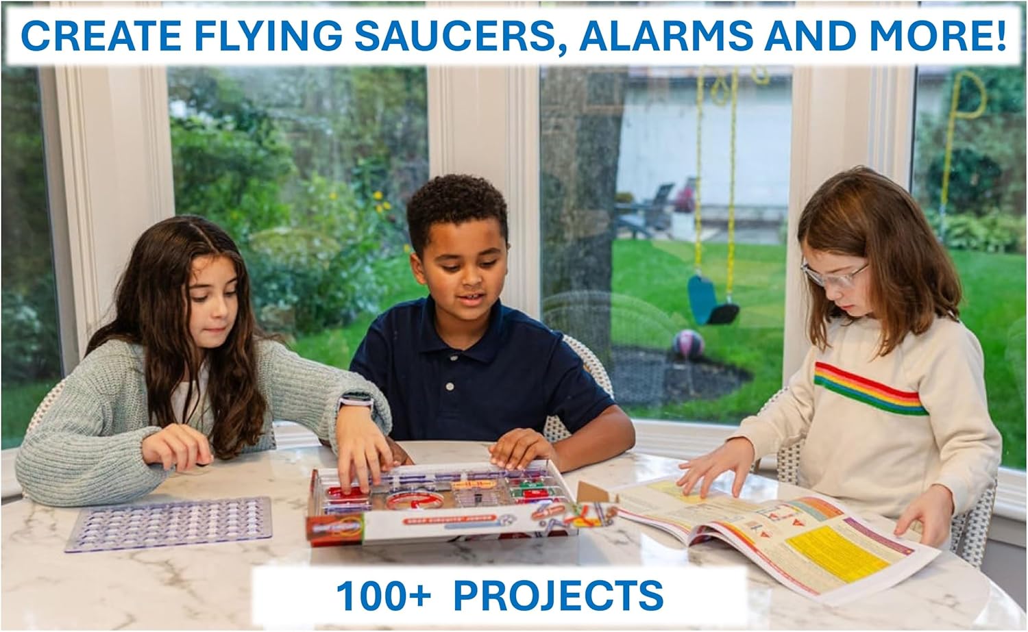 Snap Circuits Jr. SC-100 Electronics Exploration Kit, Over 100 Project