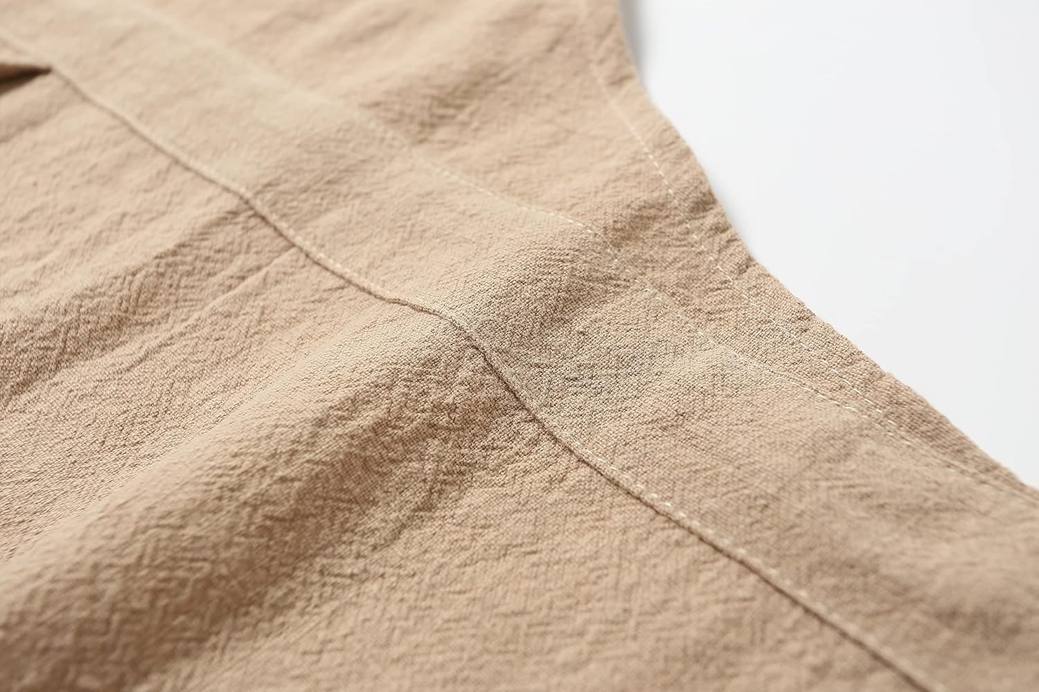 Jeelow Linen Cotton Cooking Kitchen Garden Bib Cross Back Apron Dress 