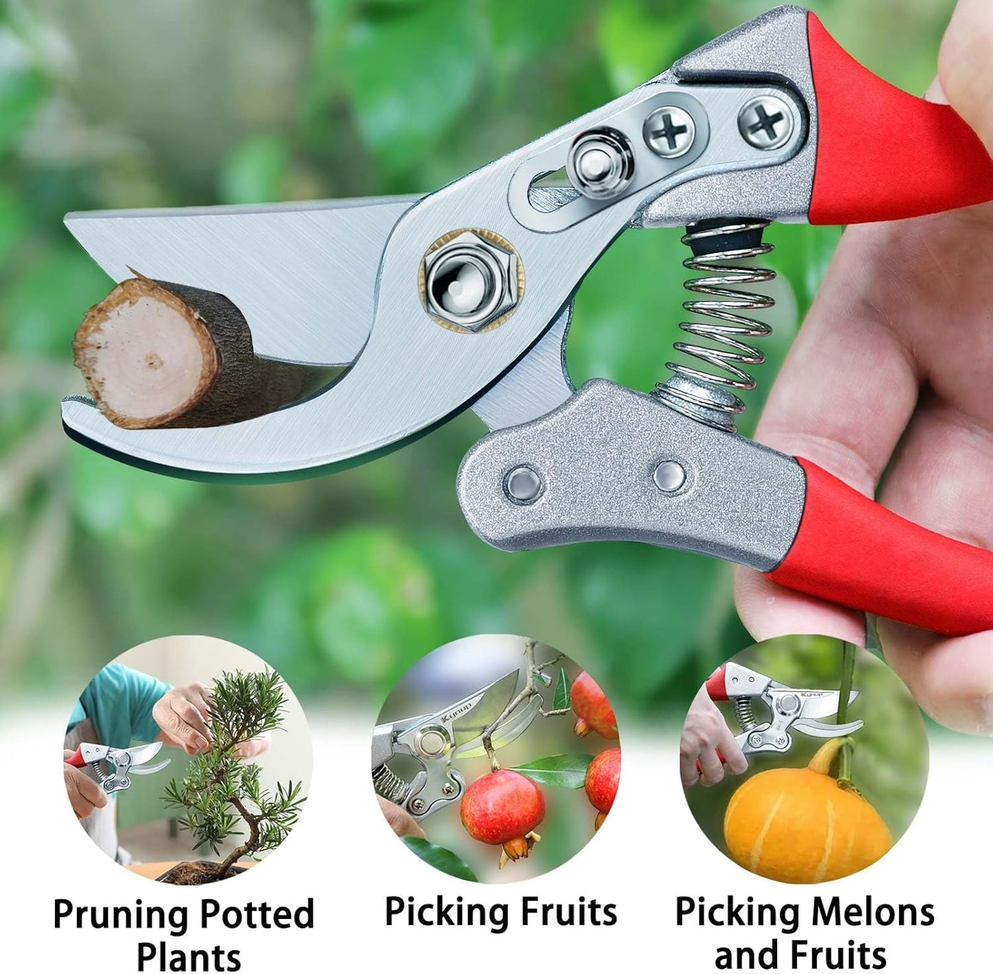 Kynup Pruning Shears, Gardening Scissors, Pruners for Gardening, Heavy