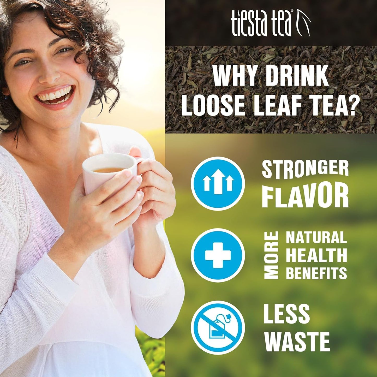 Tiesta Tea Maui Mango, Loose Leaf, Mango Pineapple Herbal Tea, Premium Non-Caffeinated Fruit Blend, Makes Hot or Iced & Brews Up to 50 Cups, 5.5 Ounce Refillable Tin