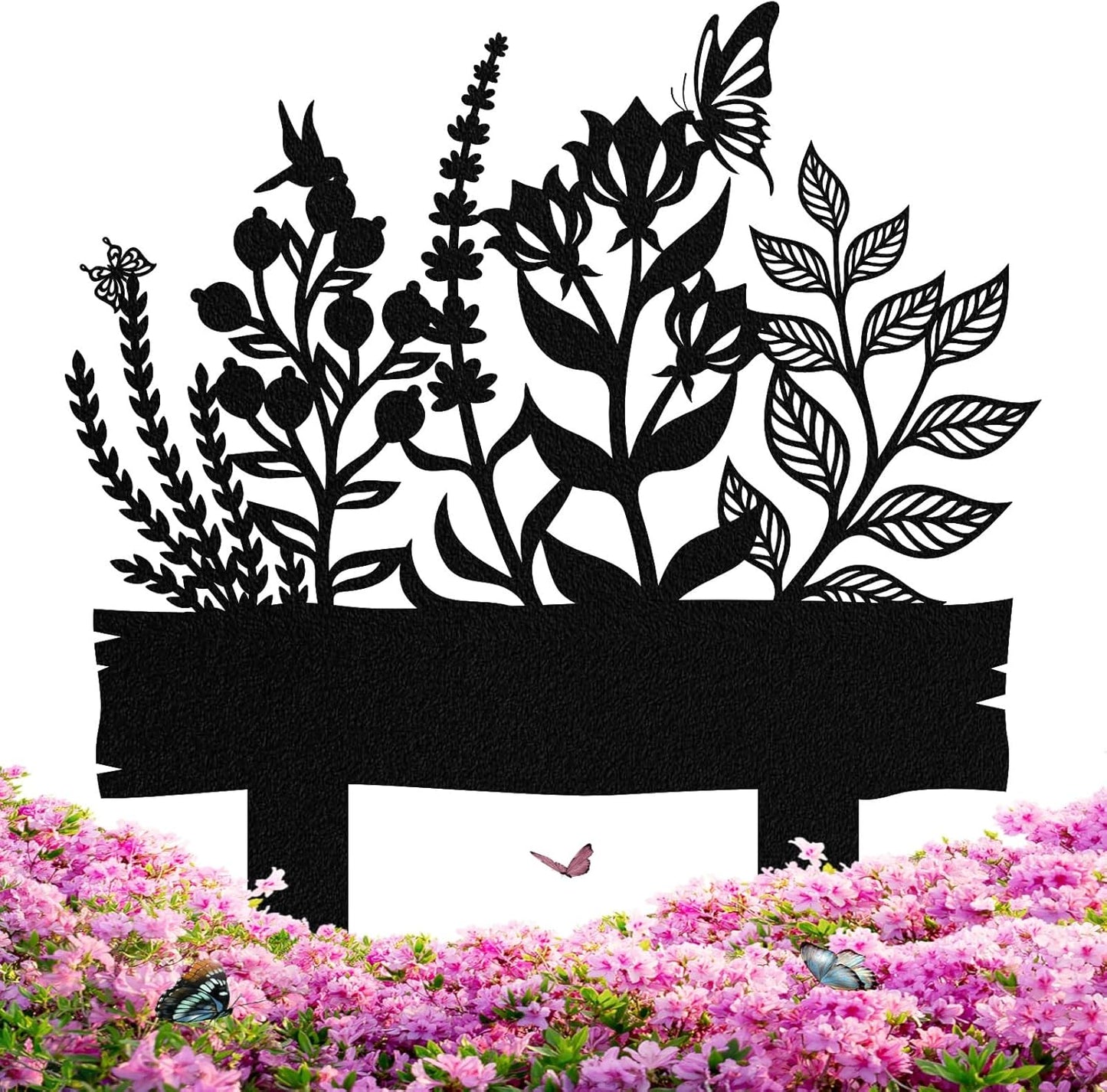 Personalized Garden Signs with Stake, Custom Metal Garden Sign for Out