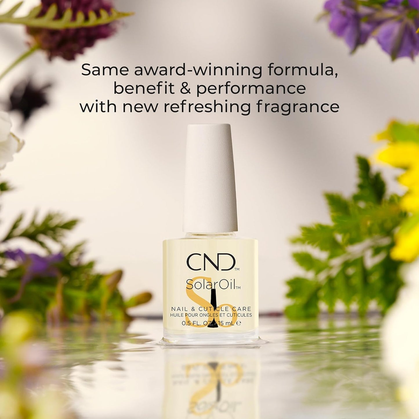 CND SolarOil Cuticle Oil, Natural Blend Of Jojoba, Vitamin E, Rice Bra