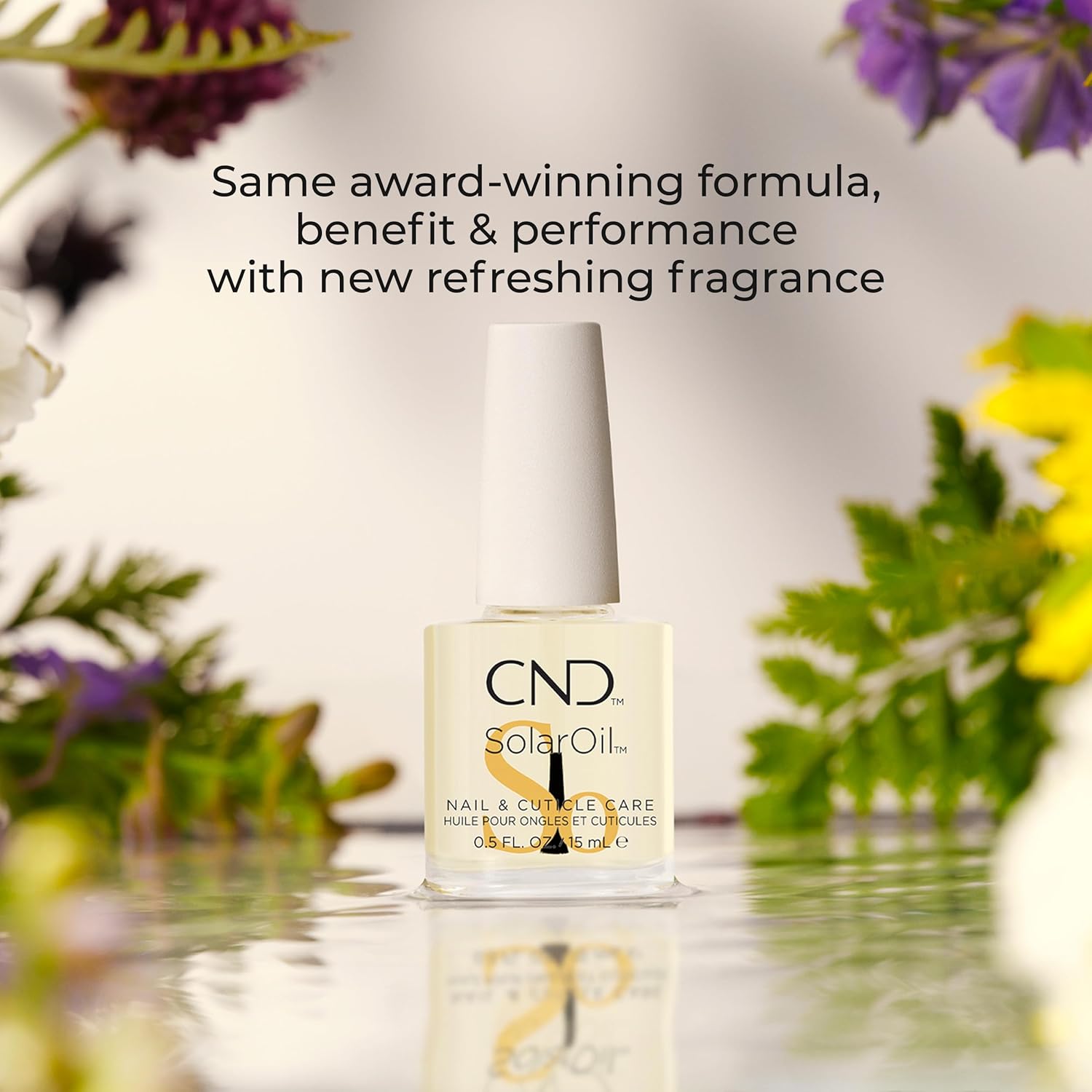 CND SolarOil Cuticle Oil, Natural Blend Of Jojoba, Vitamin E, Rice Bra