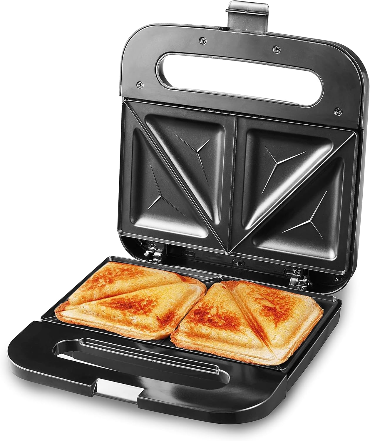 Elite Gourmet ESM2207XSS Sandwich Panini Maker Grilled Cheese, Machine
