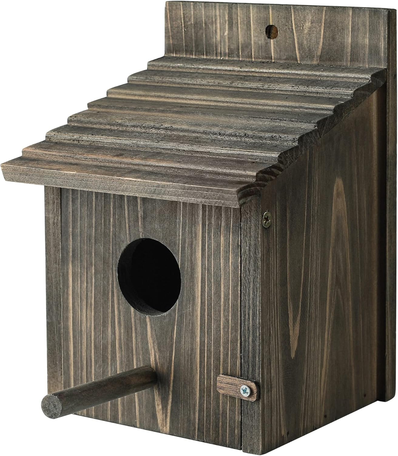 Bird House for Outside with Predator Guard, Nesting Box Birdhouse for Outdoor Wild Bird Watching, Royal Blue