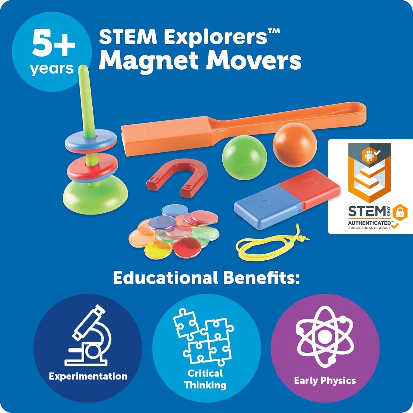 Learning Resources STEM Explorers Magnet Movers - Science For Kids Sen