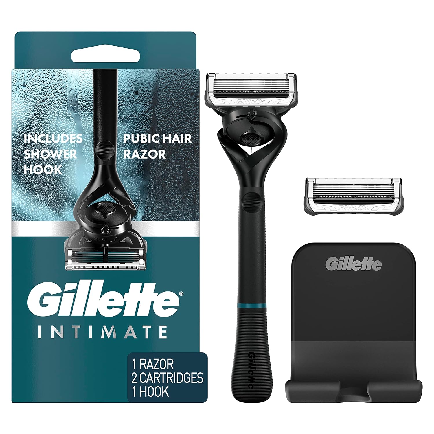 Gillette Intimate Razor for Men, Men’s Pubic Razors for Manscaping, Ge