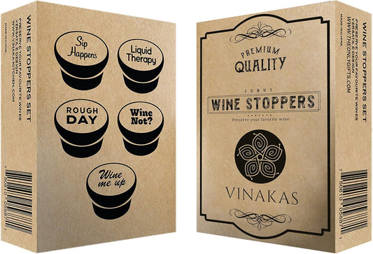 Funny Silicone Wine Stopper Set – Must-Have Wine Accessories & Perfect