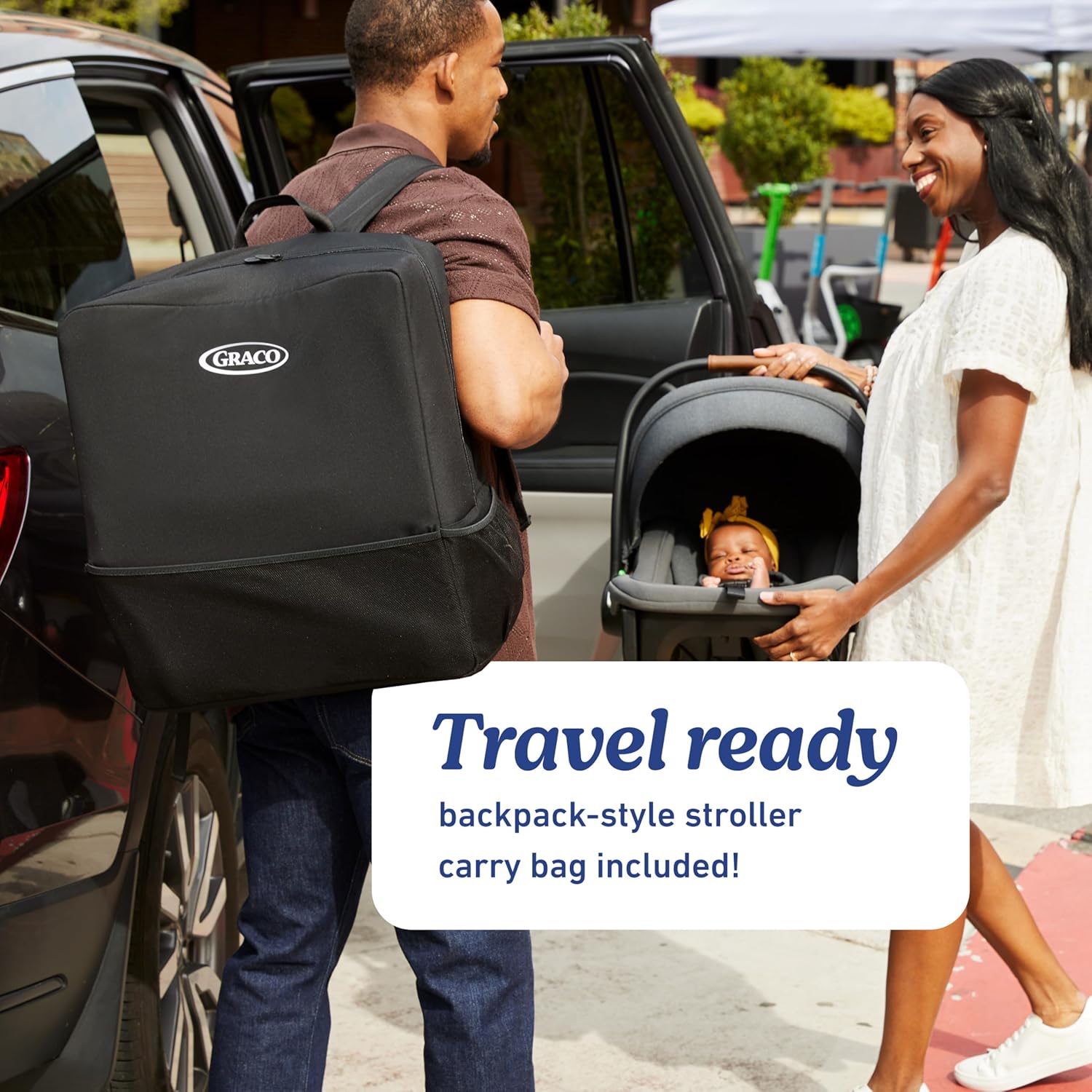 Graco Gomax Next Gen Travel System, Car Seat Stroller Combo, Rear Faci