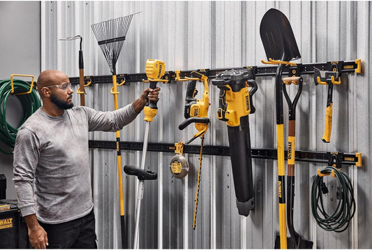 DEWALT Tool Organizer, Standard Double Hook for Long Handled tools, DEWALT Workshop Storage System Compatible (DWST82815)