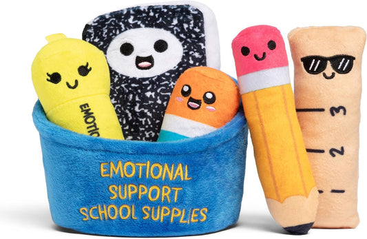 Emotional Support School Supplies Plush by Relatable - Cute Stuffed An