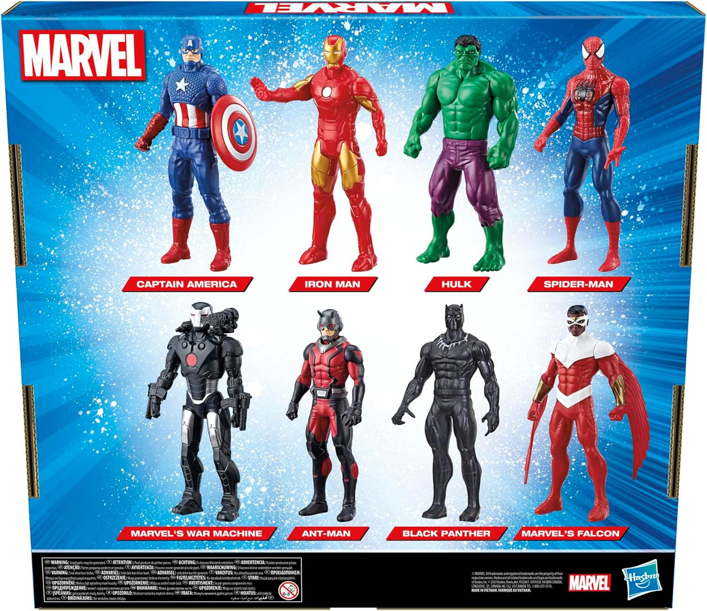 Marvel Avengers Ultimate Protectors Pack, 6-Inch-Scale, 8 Action Figur