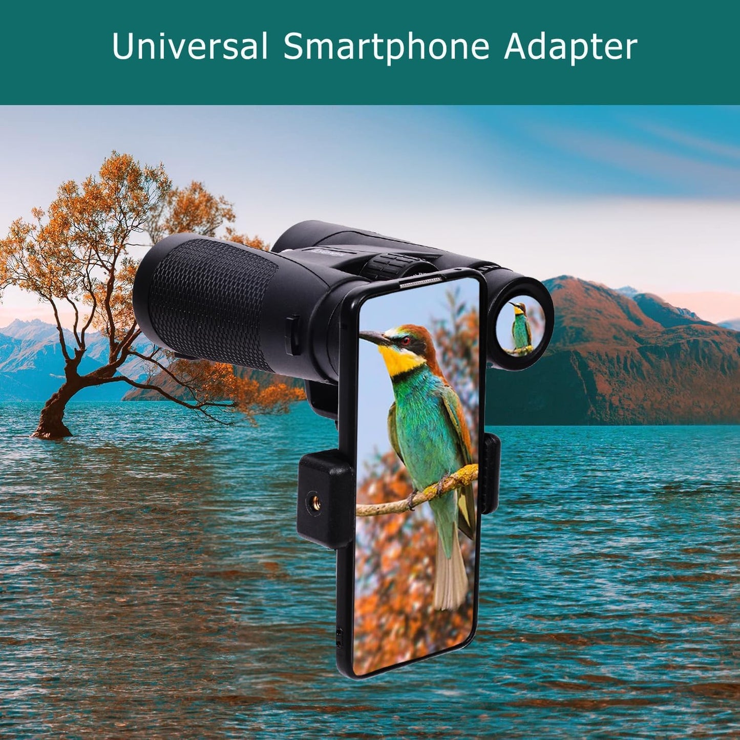 12x42 HD High-Powered Binoculars for Adults - Professional Grade with Advanced Tripod & Phone Adapter, Waterproof Design for Outdoor Travel, Hunting, Birdwatching, and Cruises