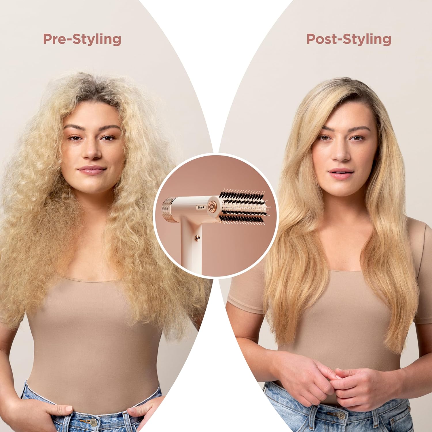 Shark Hair Dryer | SpeedStyle | No Heat Damage Hair Styling Tool | 3 S