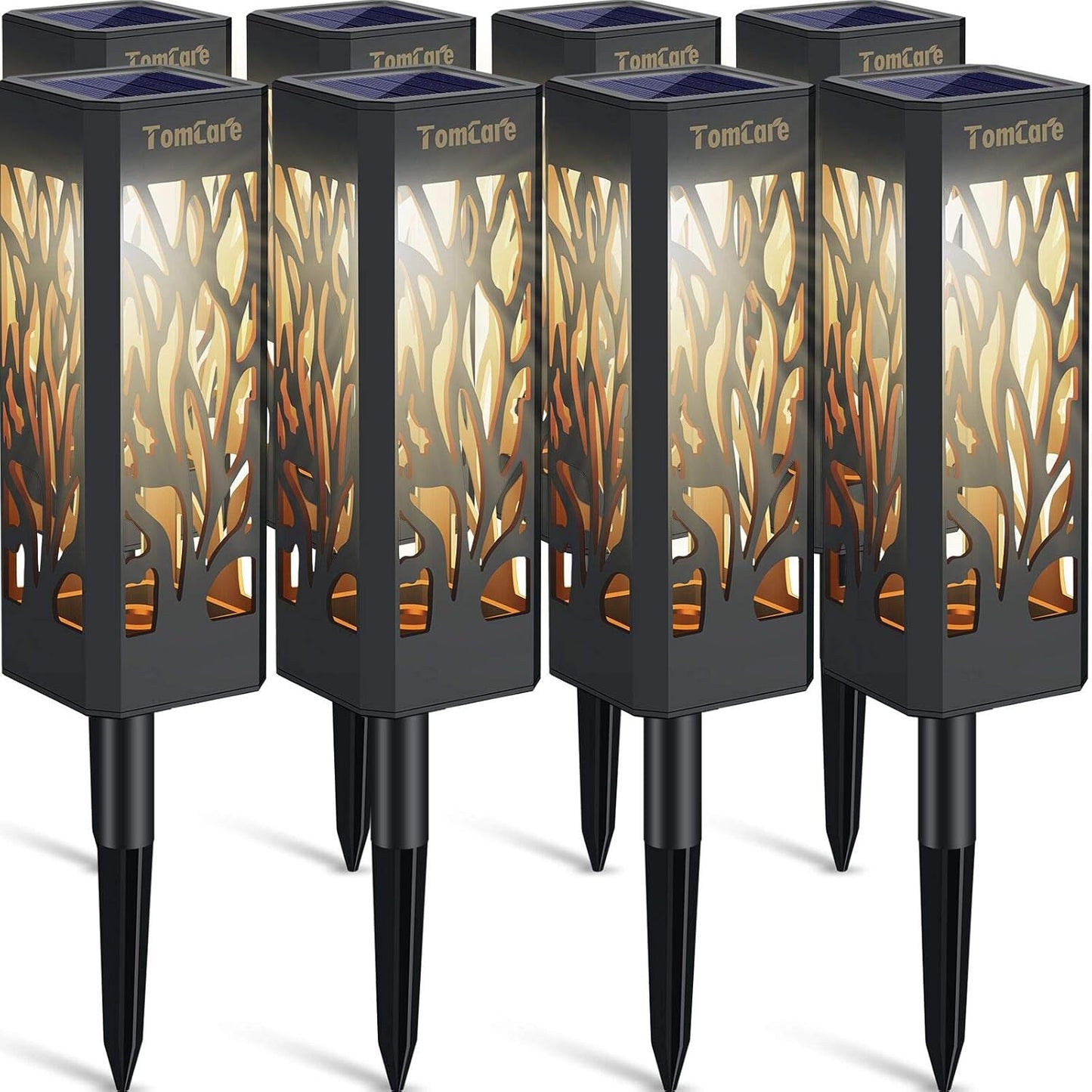 TomCare Solar Lights Outdoor Upgraded Bright Solar Pathway Lights Bigg