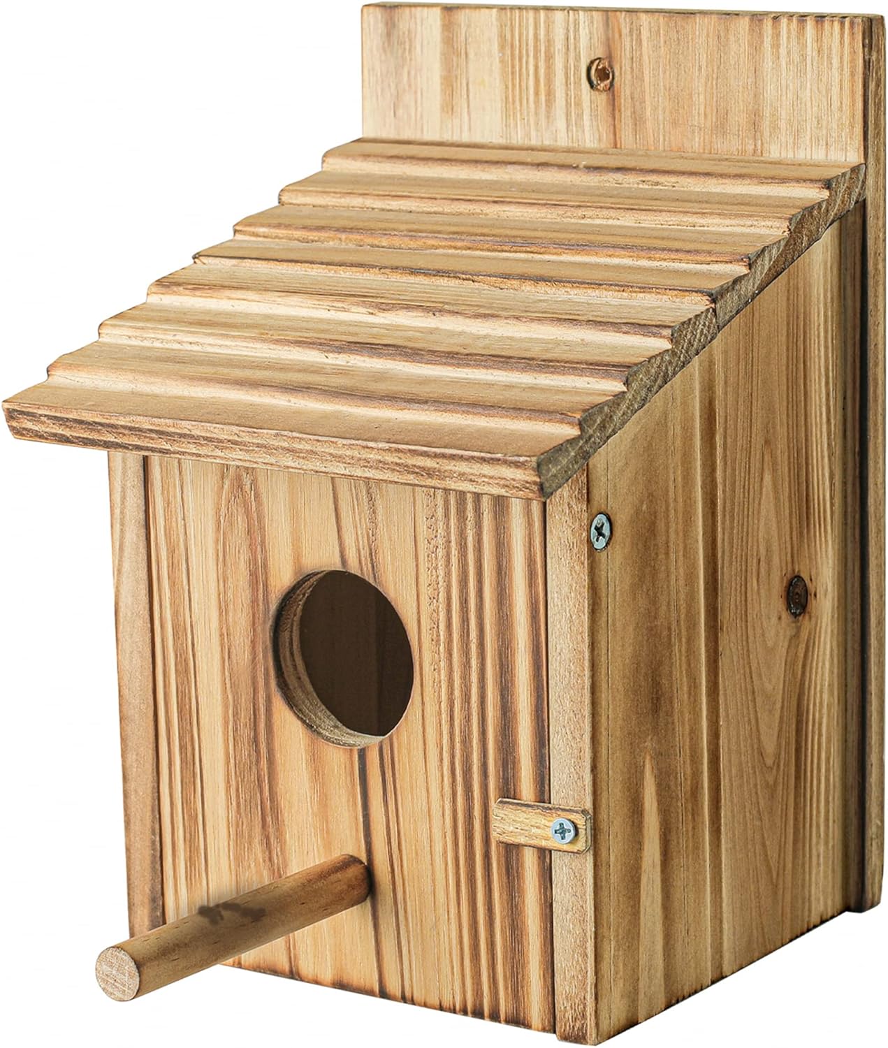 Bird Houses for Outside，Wooden Birdhouse with Open House Design - Perf