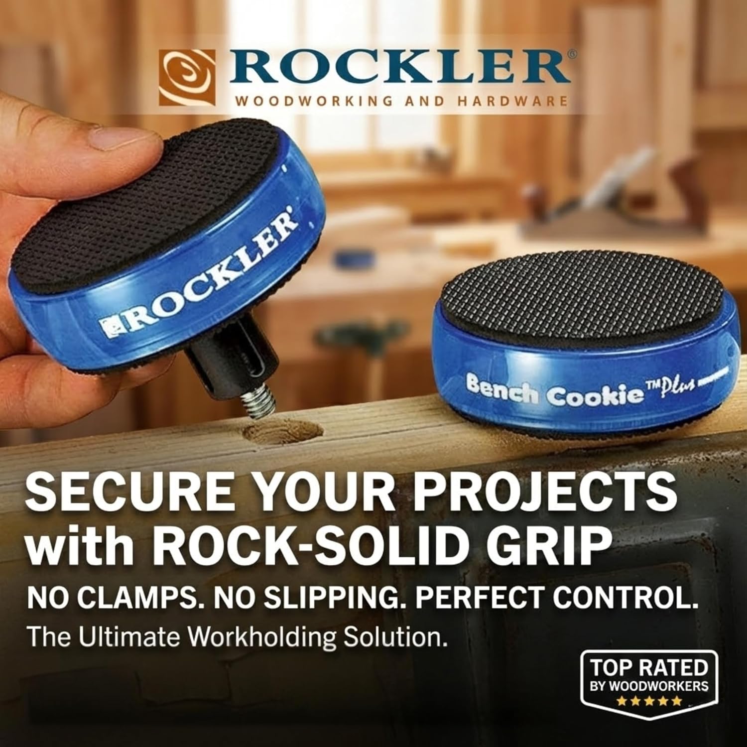 Rockler Work Bench Cookies Plus Work Grippers (4 Pack) – Rockler Bench