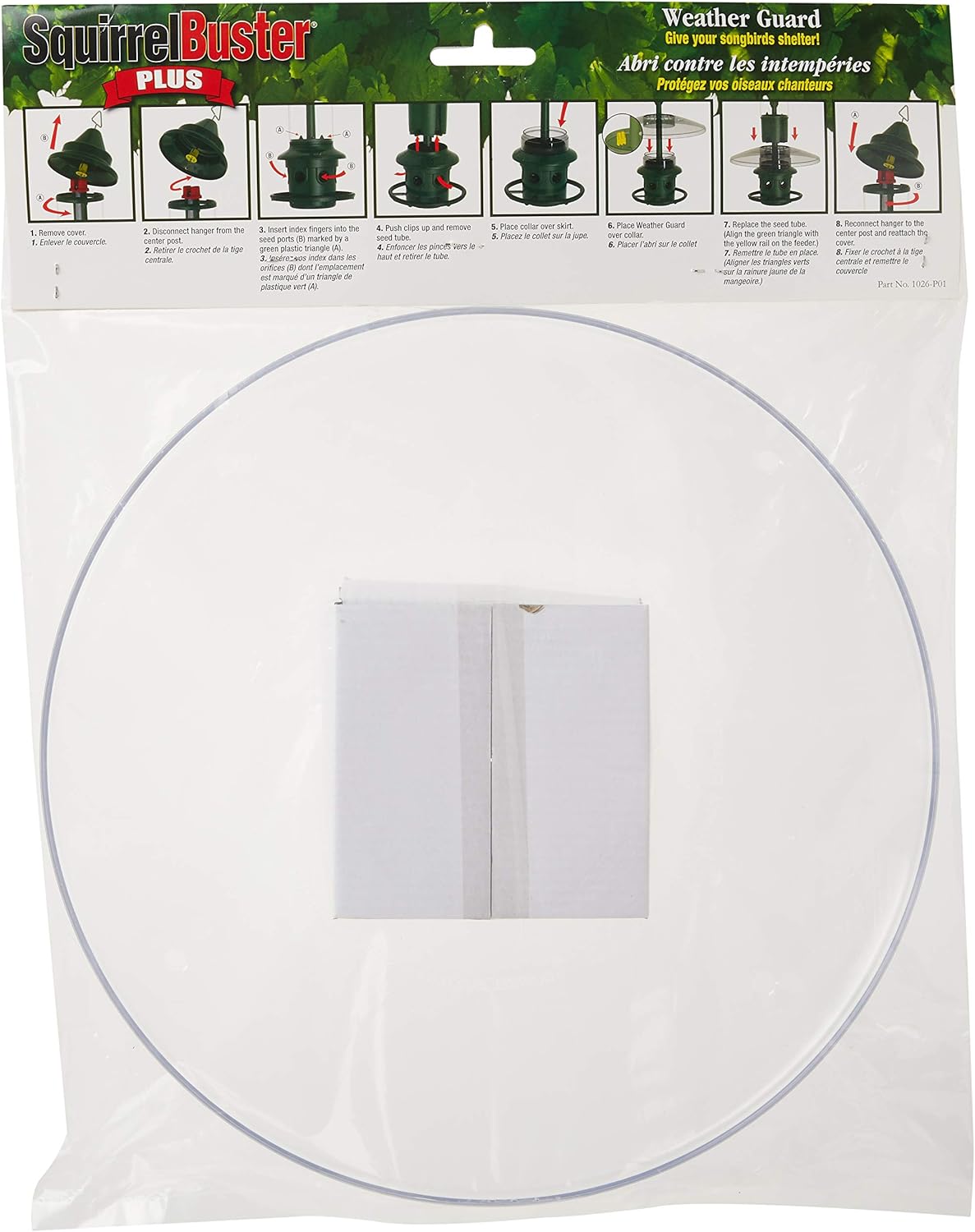 Weather Guard for Squirrel Buster Plus Bird Feeder (FEEDER NOT INCLUDED)