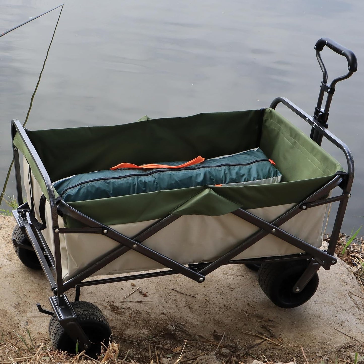 Utility Kids Wagon for Outdoor Garden Park Walking, Portable Beach Cam