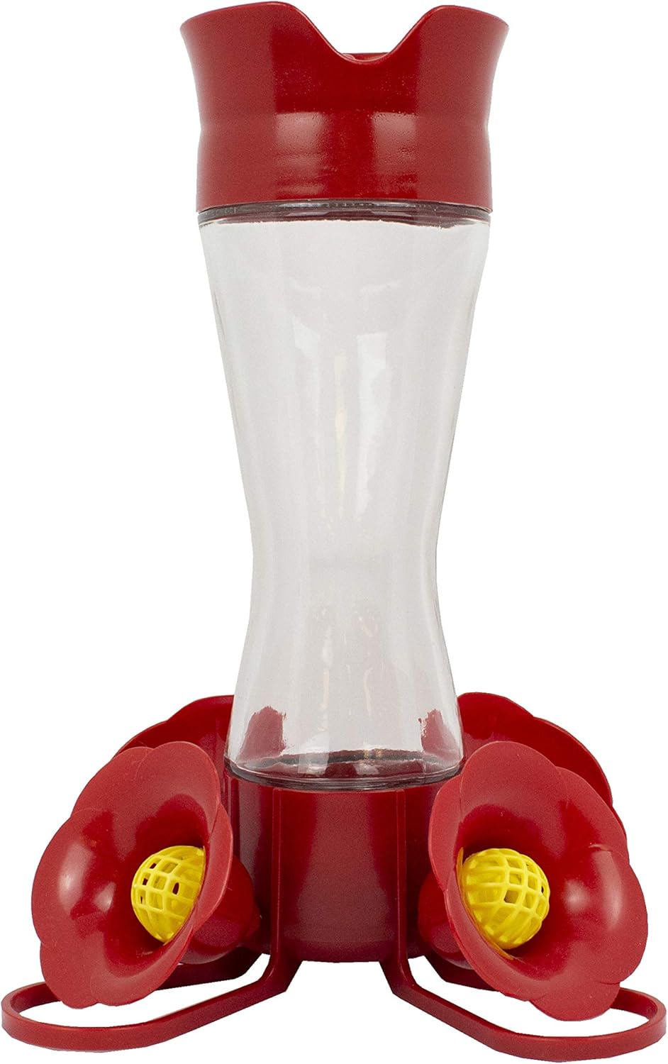 Perky-Pet 203CPBN Pinch Waist Glass Hummingbird Feeder + Perky-Pet 522 Ready-to-Use Clear Hummingbird Nectar in 4 Cans, 16 oz Each Recyclable Aluminum Can