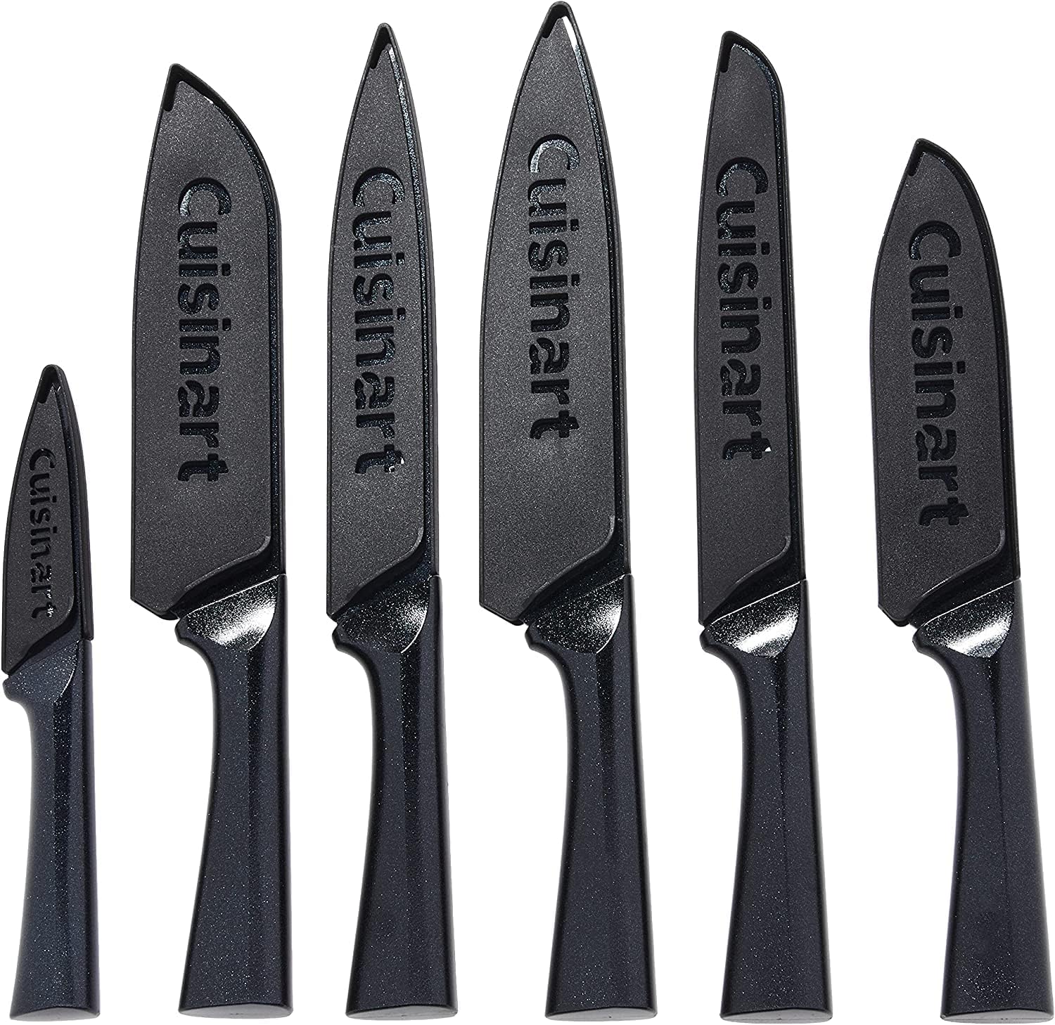 CUISINART Cutlery Knife Set, 12pc Metallic Cutlery Knife Set with Blad