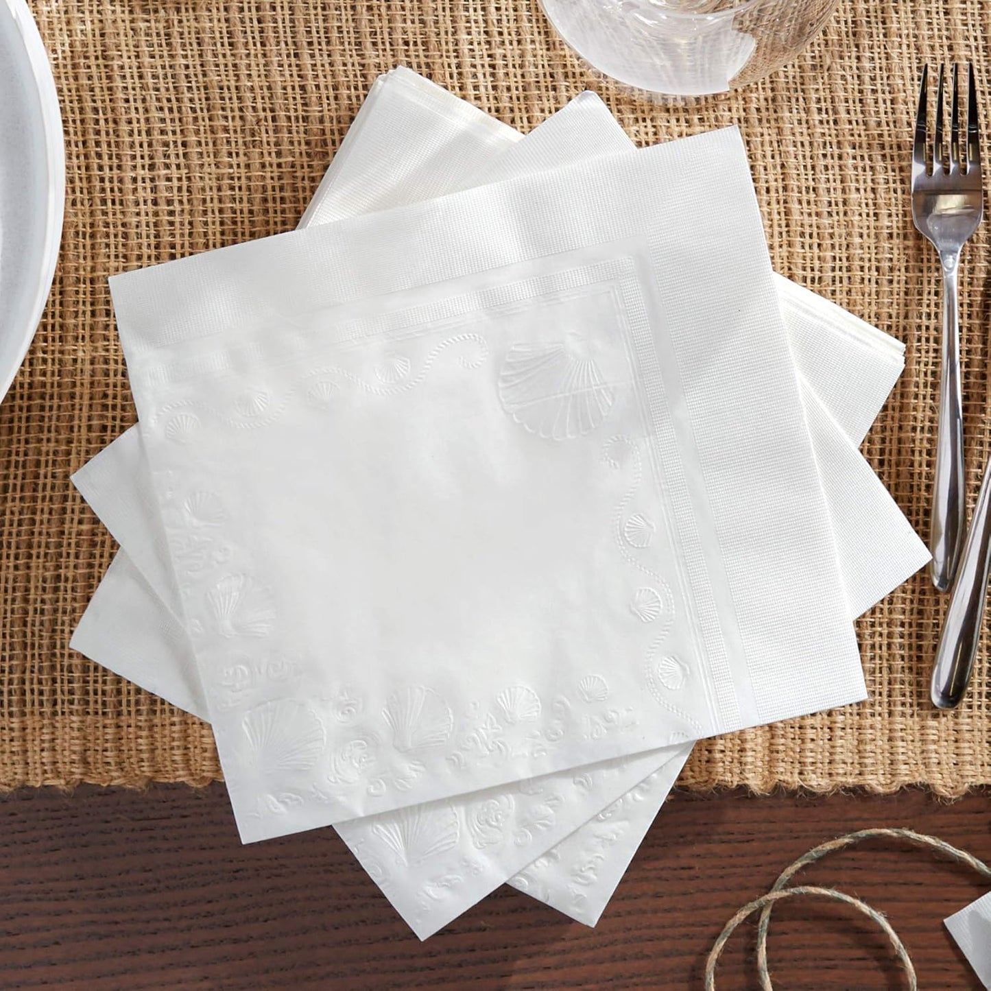 Vanity Fair Entertain Paper Napkins, 40 Count (Pack of 8), Disposable Napkins Made For Entertaining And Events