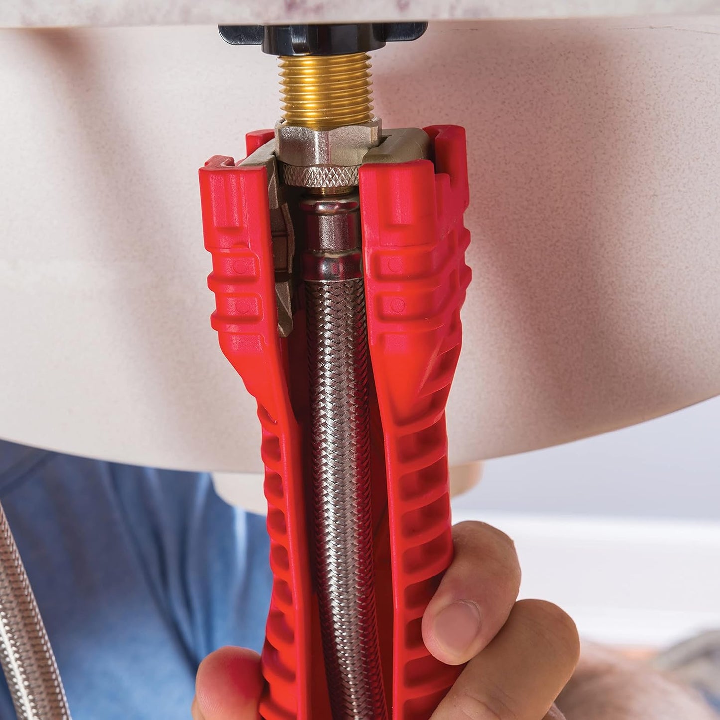 RIDGID 57003 EZ Change Plumbing Wrench Faucet Installation and Removal