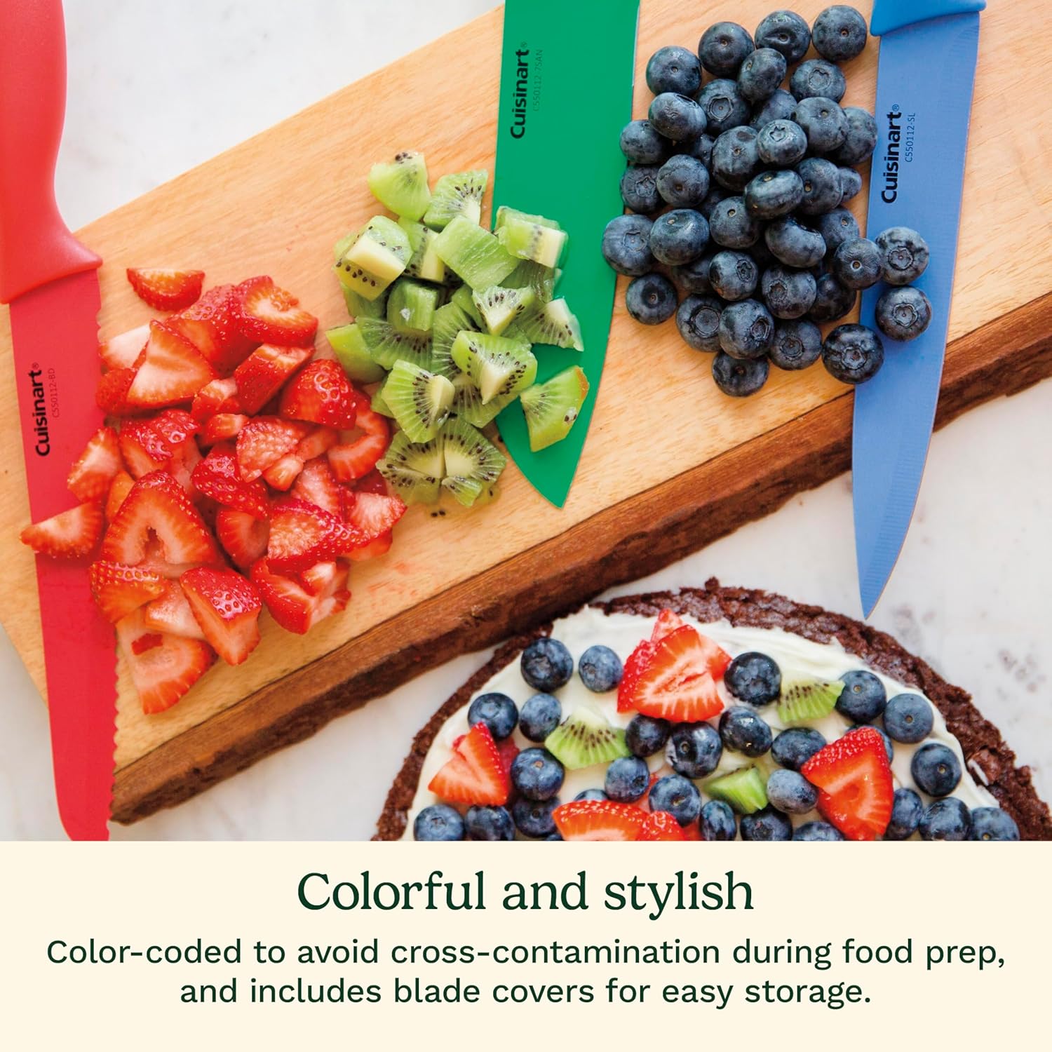 Cuisinart C55-01-12PCKS Collection 12-Piece Knife, Multicolor Advantag