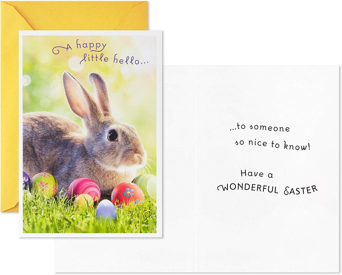 Hallmark Easter Cards Assortment, Fuzzy Wishes (8 Cards with Envelopes)