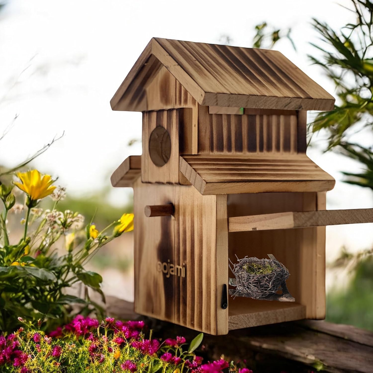 Bird House for Bluebird, Finch, Wren, Chickadee, Tree Swallow, Wild Bi