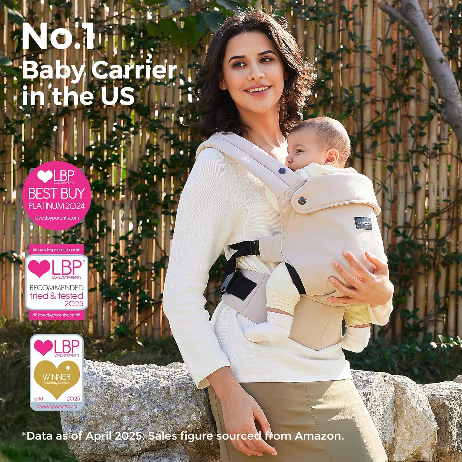 Momcozy Baby Carrier - Ergonomic, Cozy and Lightweight Carrier for 7-4