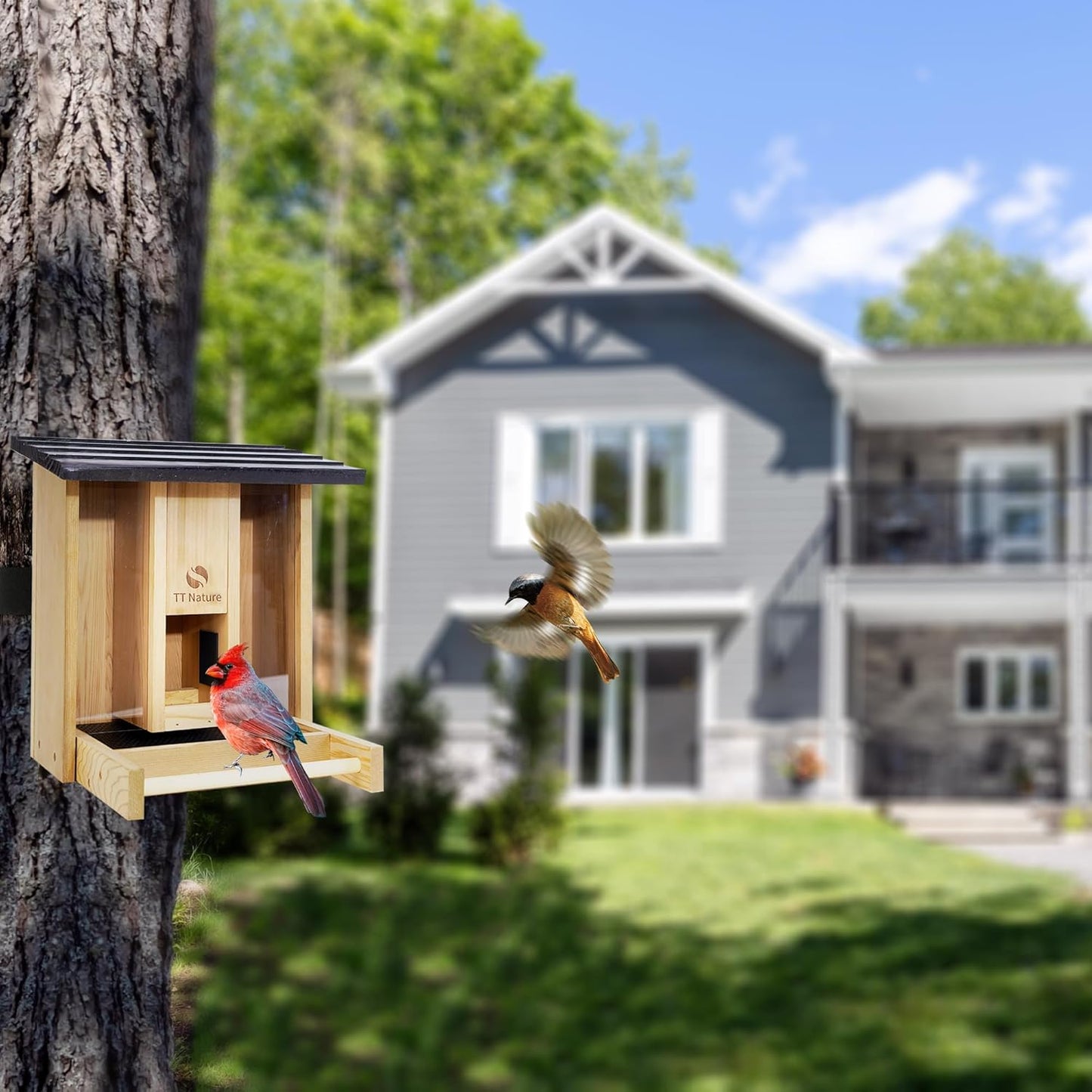 TT Nature Wood Bird Feeder, M192