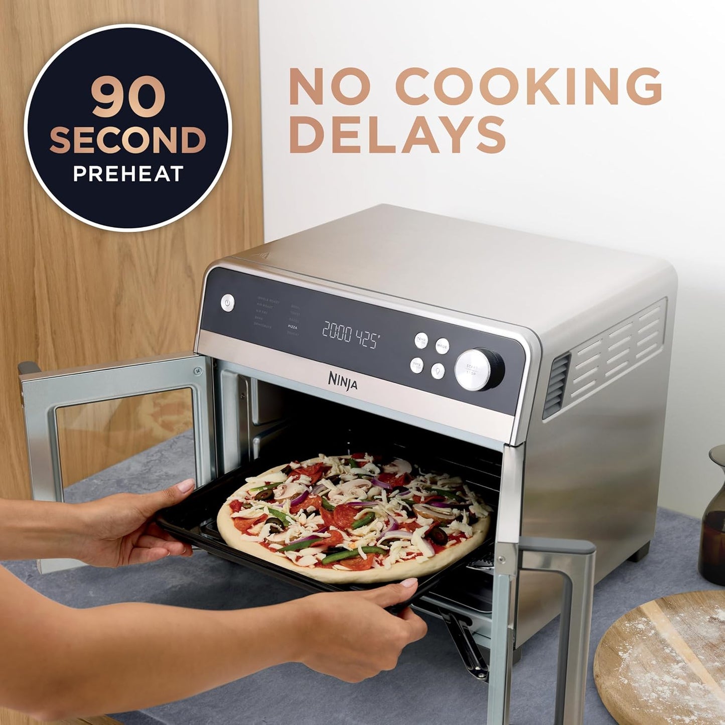 Ninja | French Door Premier | Air Fryer, Convection Oven, Toaster | 5-