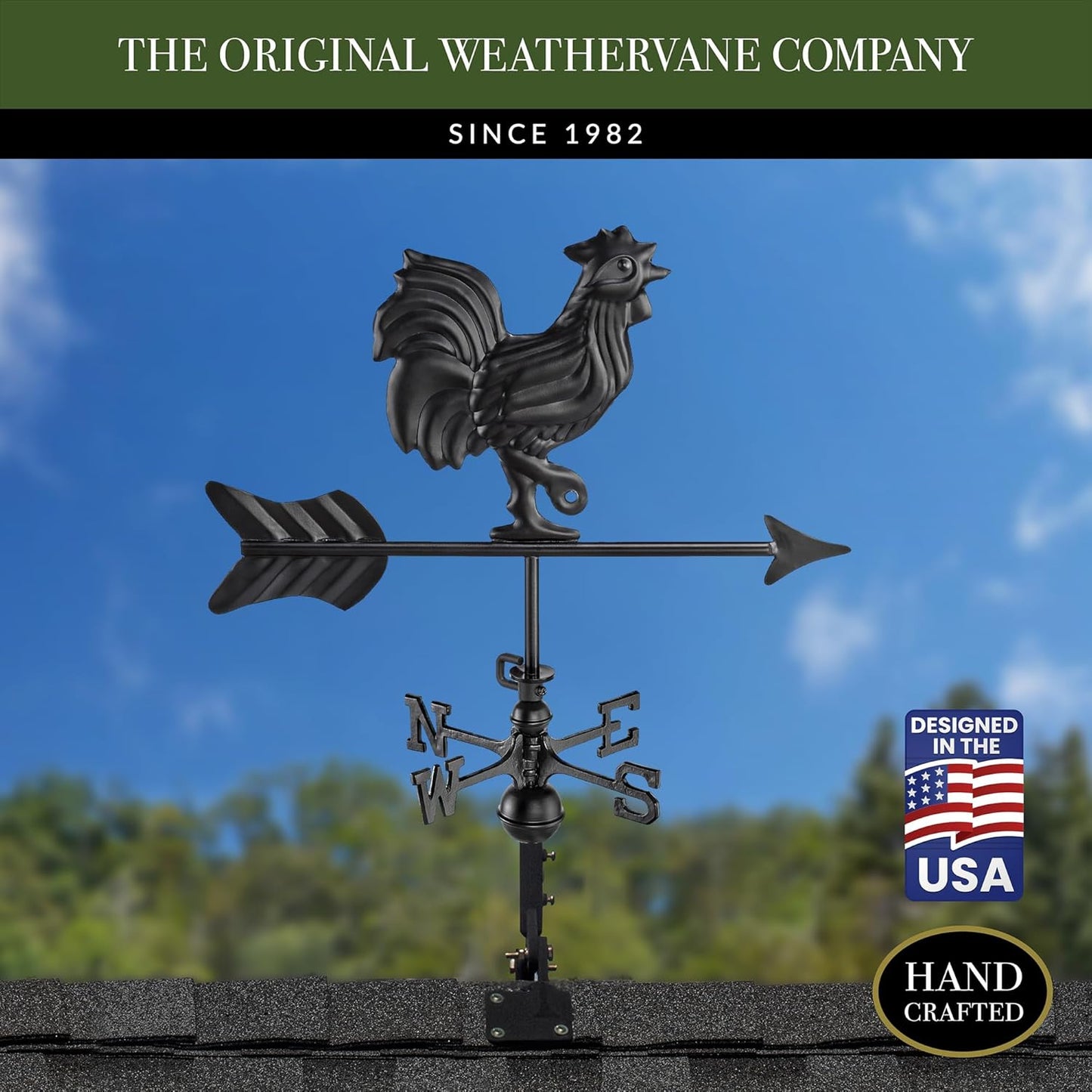 Good Directions Shed Size Rooster Weathervane