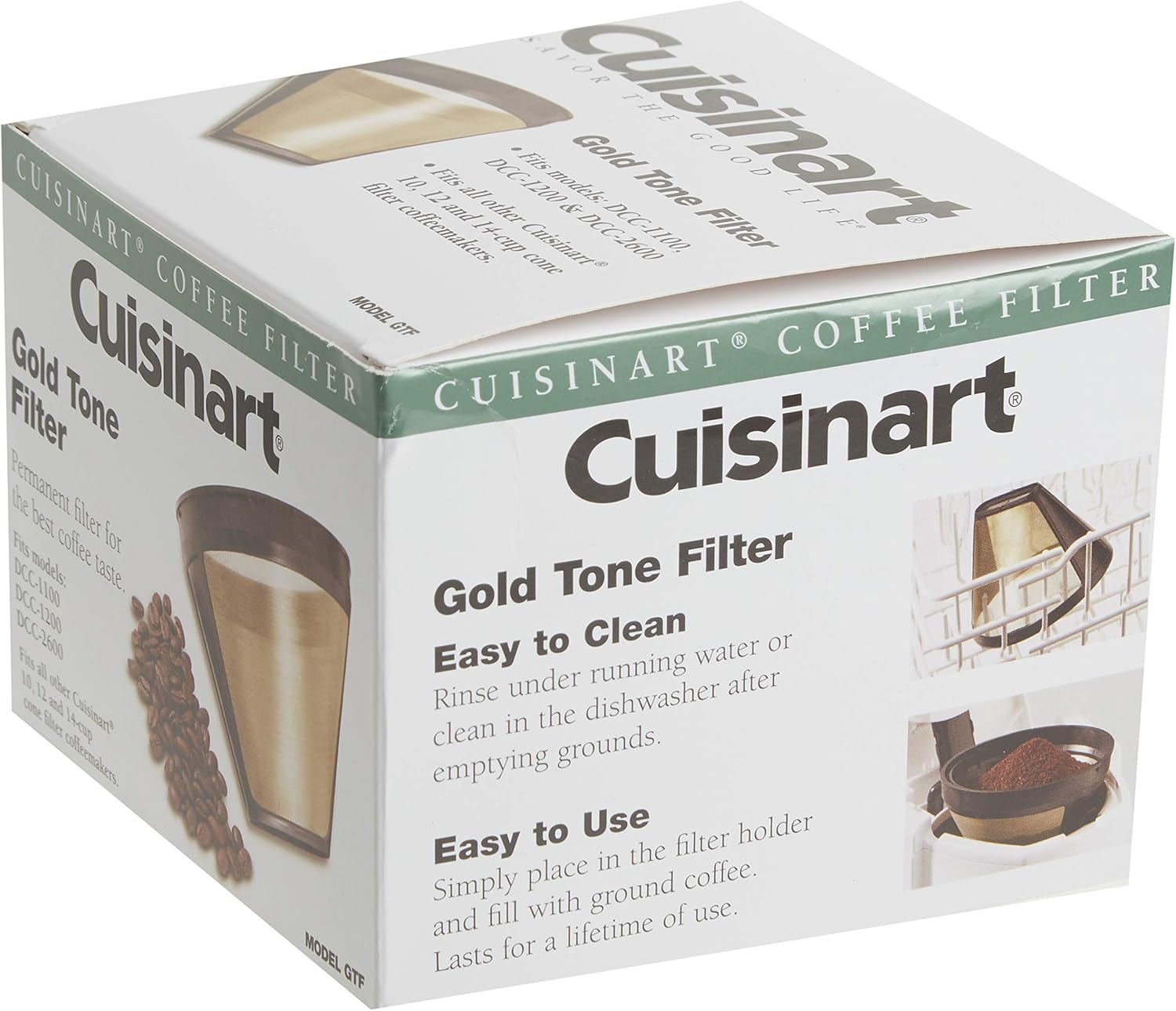 Cuisinart GTF Gold Tone Coffee Filter, 10-12 Cup