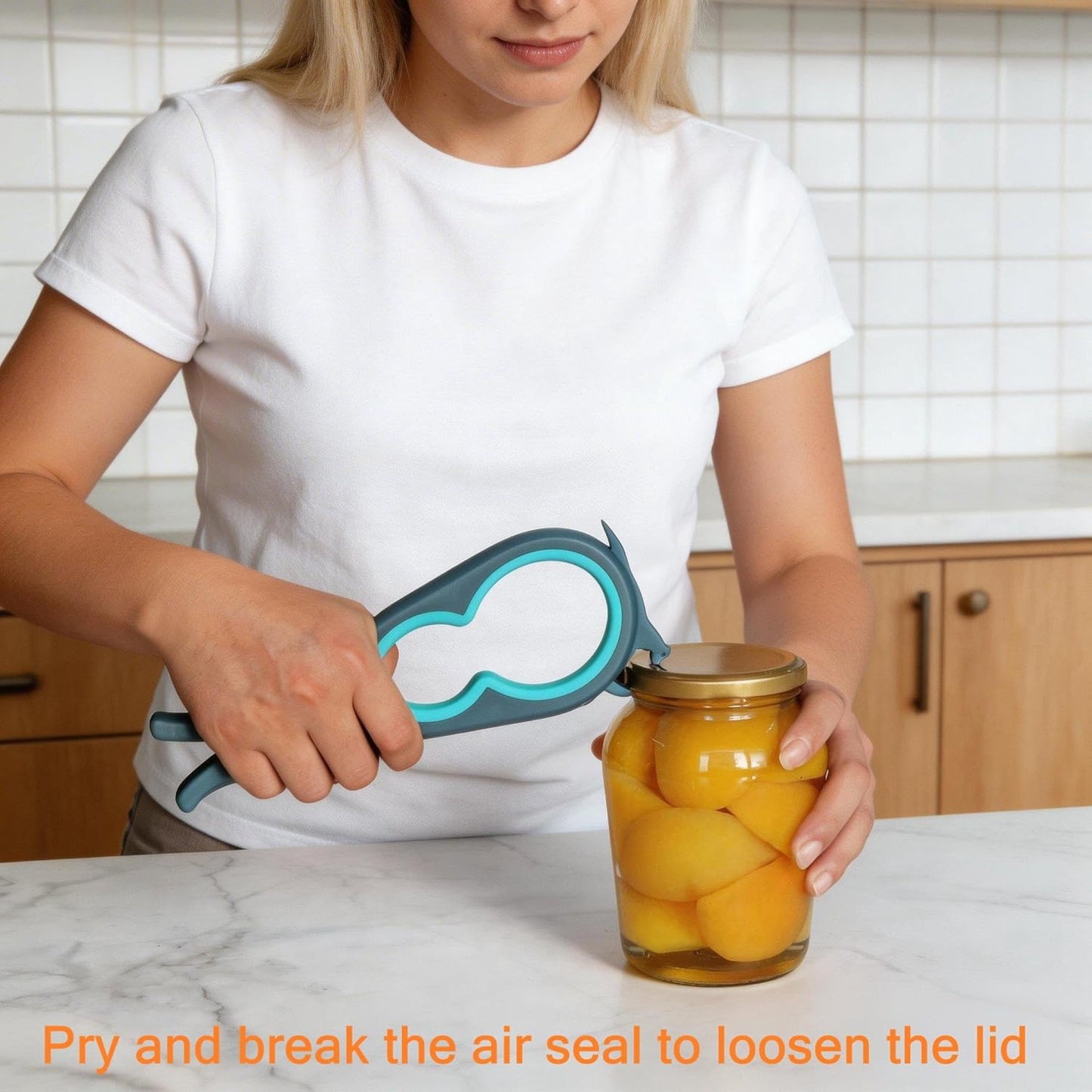 Otstar Jar Opener Bottle Opener and Can Opener for Weak hands, Seniors
