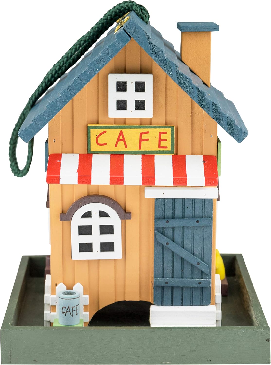 Clever Garden Hanging Birdhouse, Decorative Outdoor Bird Feeder for Hu