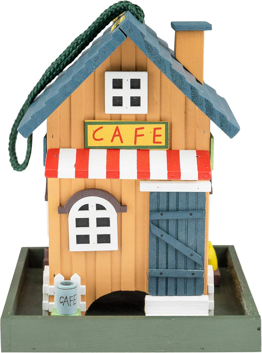 Clever Garden Hanging Birdhouse, Decorative Outdoor Bird Feeder for Hu